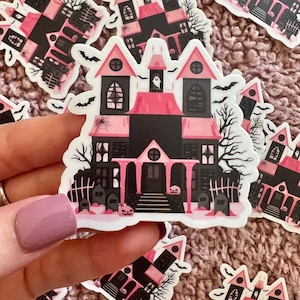 Haunted House Sticker