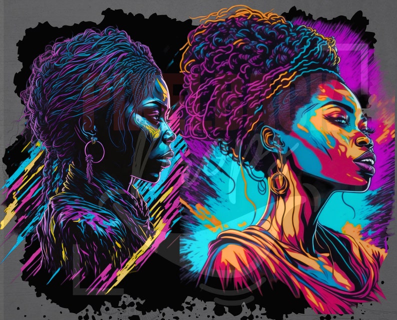 52 African Woman Premium Tshirt Design Bundle Shirt Designs Etsy