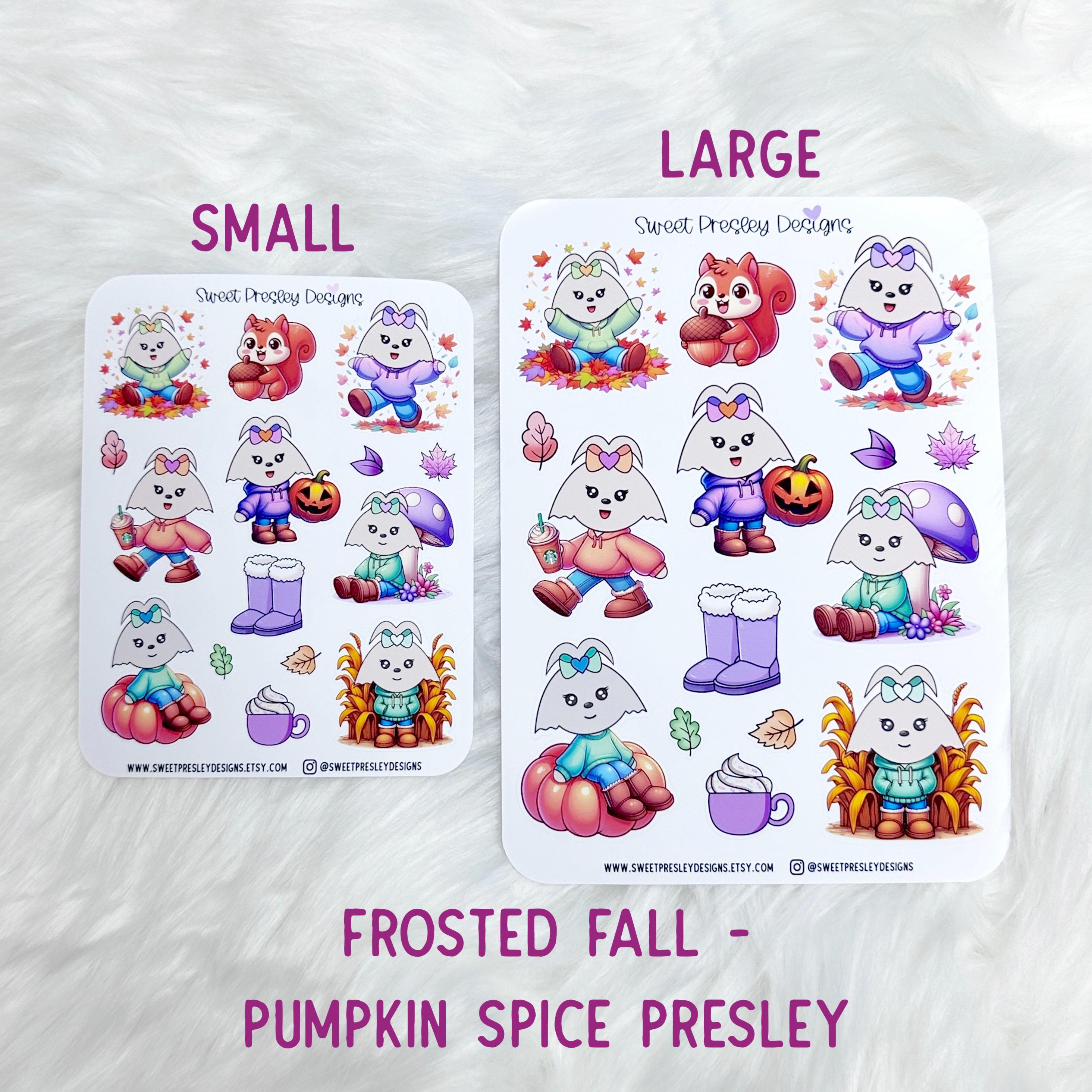 Frosted Fall Deco Stickers | Die Cut Stickers | Character Stickers ...