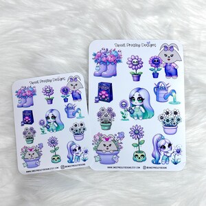 Boo-tanical Gardens Deco Bujo Stickers  |  Planner Stickers  |  Spring Planner Stickers  |  Spooky Spring Stickers  |  Journaling Stickers