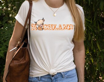Highland Cow Shirt, Highland Cow Crewneck, Cute Cow Tee, Western Shirt, Cow Shirt, Cow Gifts, Fluffy Cow Shirt, Animal Lover Gift, Cow Tee