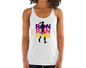 Women's Running Tank; Runner Gift; Running Shirt; Run Shirt; Gift for Runners