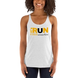 Women&#39;s Running Tank; Runner Gift; Running Shirt; Run Shirt; Gift for Runners