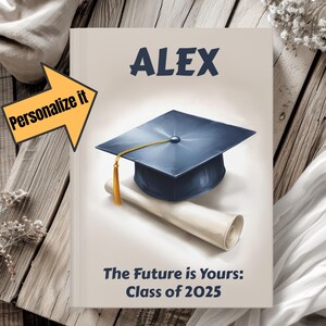 Personalized Graduation Journal: Class of 2025 Keepsake Notebook