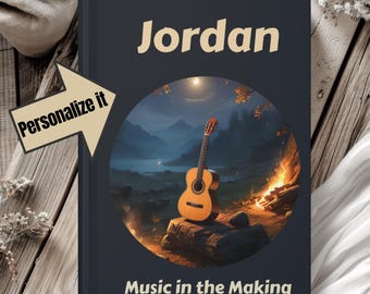 Personalized Guitar Journal: Campfire Music Notebook