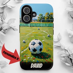 Personalized Soccer Phone Case: Protective Sports Gift for iPhone & Samsung