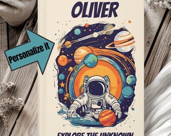 Personalized Astronaut Journal: Space Lover's Lined Notebook