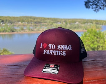 Spoonbill hat *Snaggin’ Fatties* fisherman gift