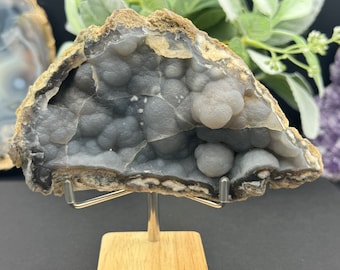 Blue Botryoidal Bubble Chalcedony Piece - Nice Specimen!