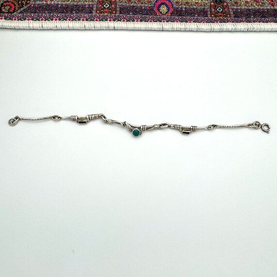 Delicate Southwestern Sterling, Chrysocolla, and … - image 7
