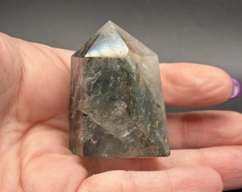Garden Quartz Tower, Garden Quartz Point, Lodalite Quartz, Lodalite Inclusion Quartz