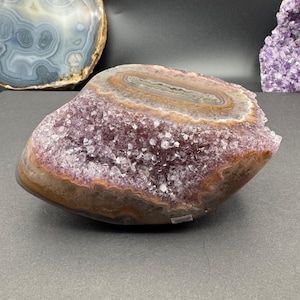 Stunning Amethyst, Stalactite Eye Formation from Uruguay - Large Stalactite Eye!