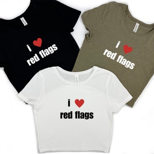 Me encantan las banderas rojas SVG