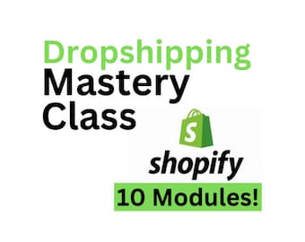 Prodotto digitale PLR, corso di perfezionamento sul dropshipping, come fare dropshipping, guida al dropshipping, dropshipping con Shopify