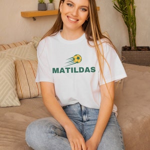 Matildas Tee Womens Soccer Australia Merchandise for Matilda's Soccer Team Tshirt Soccer Matildas Print Womens FIFA World Cup 2023 Matila's