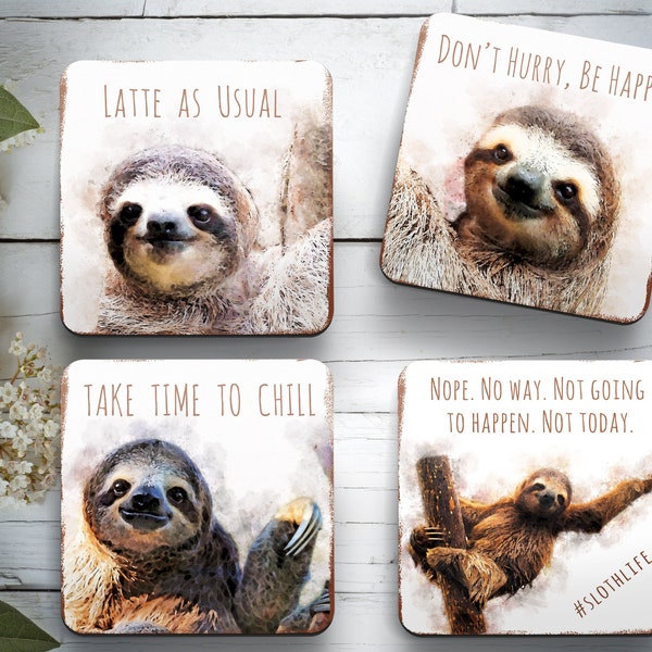 Funny Sloth Sayings Etsy