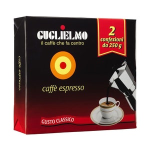 Grounded Guglielmo coffee Moka 4x 250 gr pack