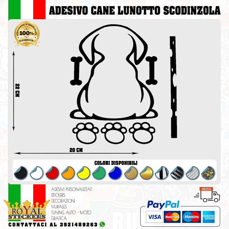 Sticker TRIBAL ZAMPA CANE IMPRONTA Adesivo Decal Laptop Auto Moto Casco  Casa PVC