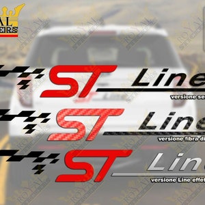 adesivo stickers logo ford sport st line vinile spaziato auto edge focus fiesta