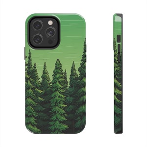 Above The Pines: Nature Inspired Tough Phone Case | FERN Goods Co.