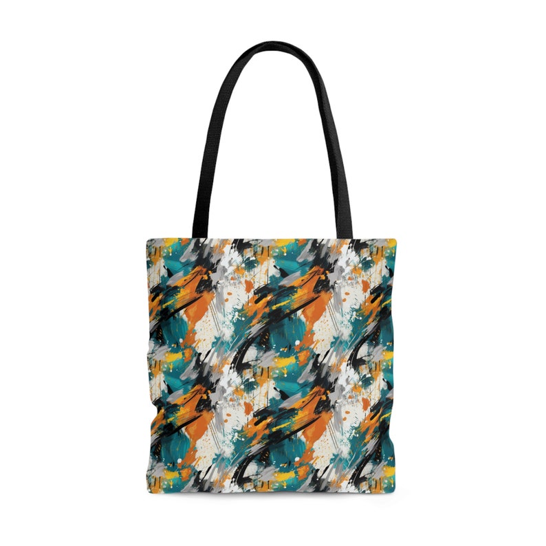 Abstract Dreams: Stylish Tote Bag with All-Over Abstract Print | FERN Goods Co. image 2