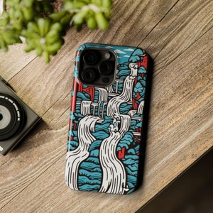 Waterfall Wonderland MagSafe iPhone Case | iPhone 13/14/15 - mini/plus/pro/pro max | FERN Goods Co.