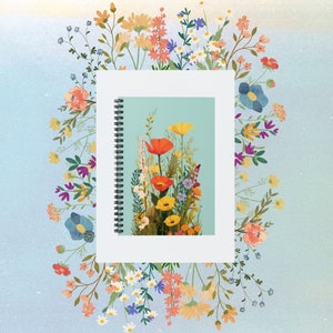 Wildflower Treasures: Nature Inspired Spiral Notebook - Ruled Line | FERN Goods Co.