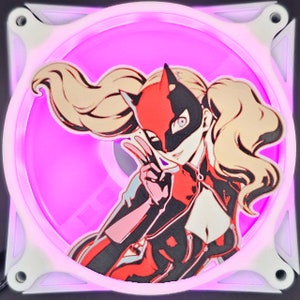Persona 5 Panther Phantom Thieves Ann Takamaki P5 Custom 3D Printed Artisan Gaming Computer Fan Grill