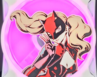 Persona 5 Panther Phantom Thieves Ann Takamaki P5 Custom 3D Printed Artisan Gaming Computer Fan Grill