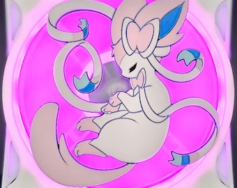 Pokemon Sylveon Custom 3D Printed Artisan Gaming Computer Fan Grill