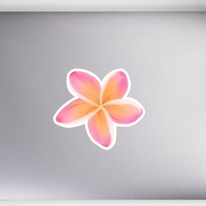 Aloha Plumeria Sticker