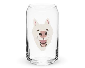 Bicchiere a forma di lattina Happy Husky Luna