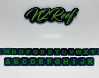 Coral Frag Letter Set A-Z