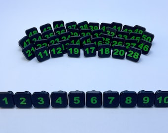 Coral Frag Numbers 50pcs