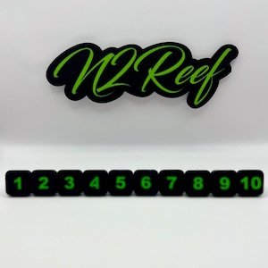 Coral Frag Numbers 10pcs