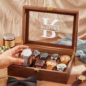 Wrist watch display case sales