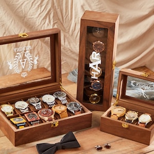 Watch Storage Case Gift Personalized Watch Box Custom Watch -  Denmark
