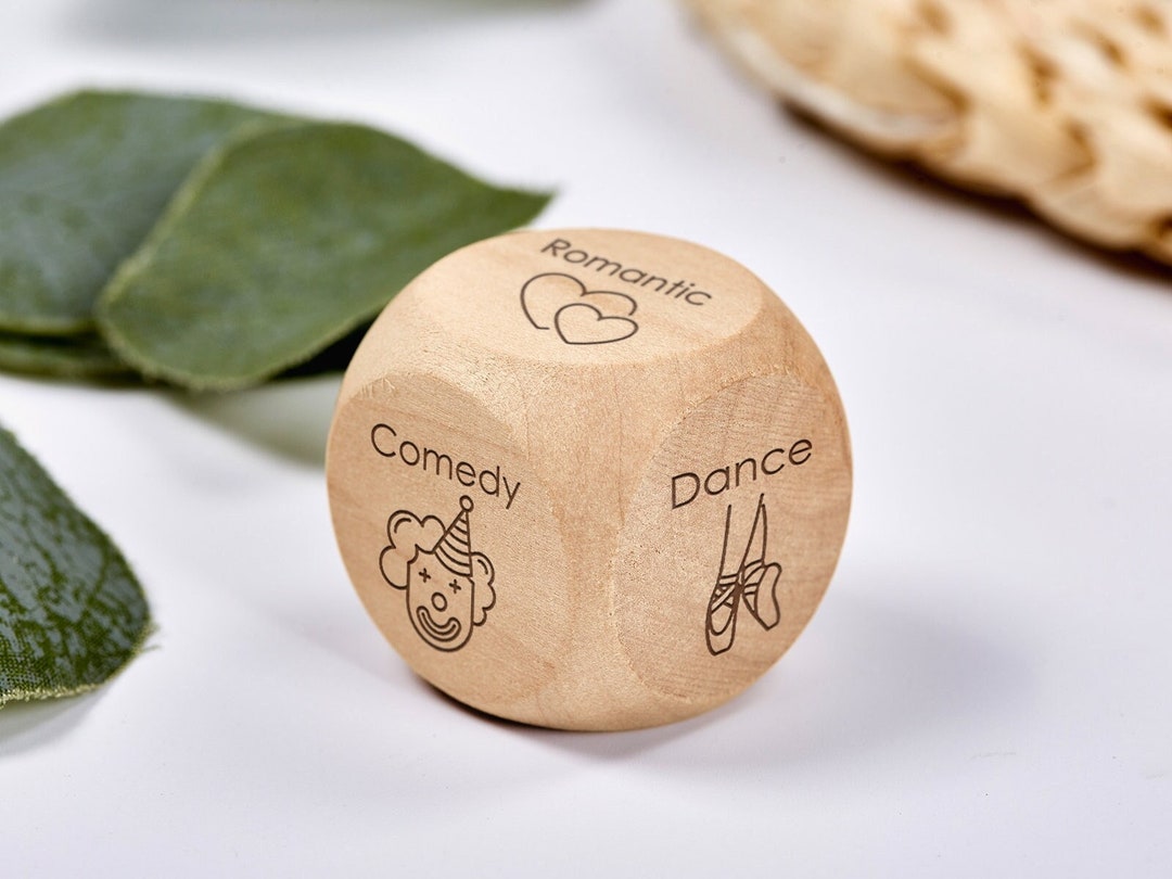 Qixfyze Quilter's Dice, 6 Sided Handmade Wooden Quilting Decision Dice