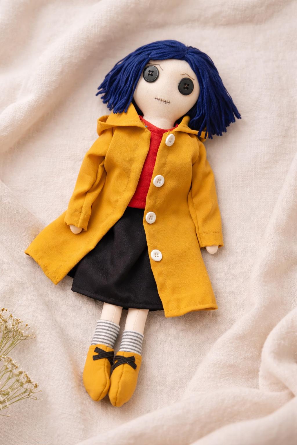 ハンドメイド アートドール ボタンの目 人形 Button eyed doll - Etsy 日本