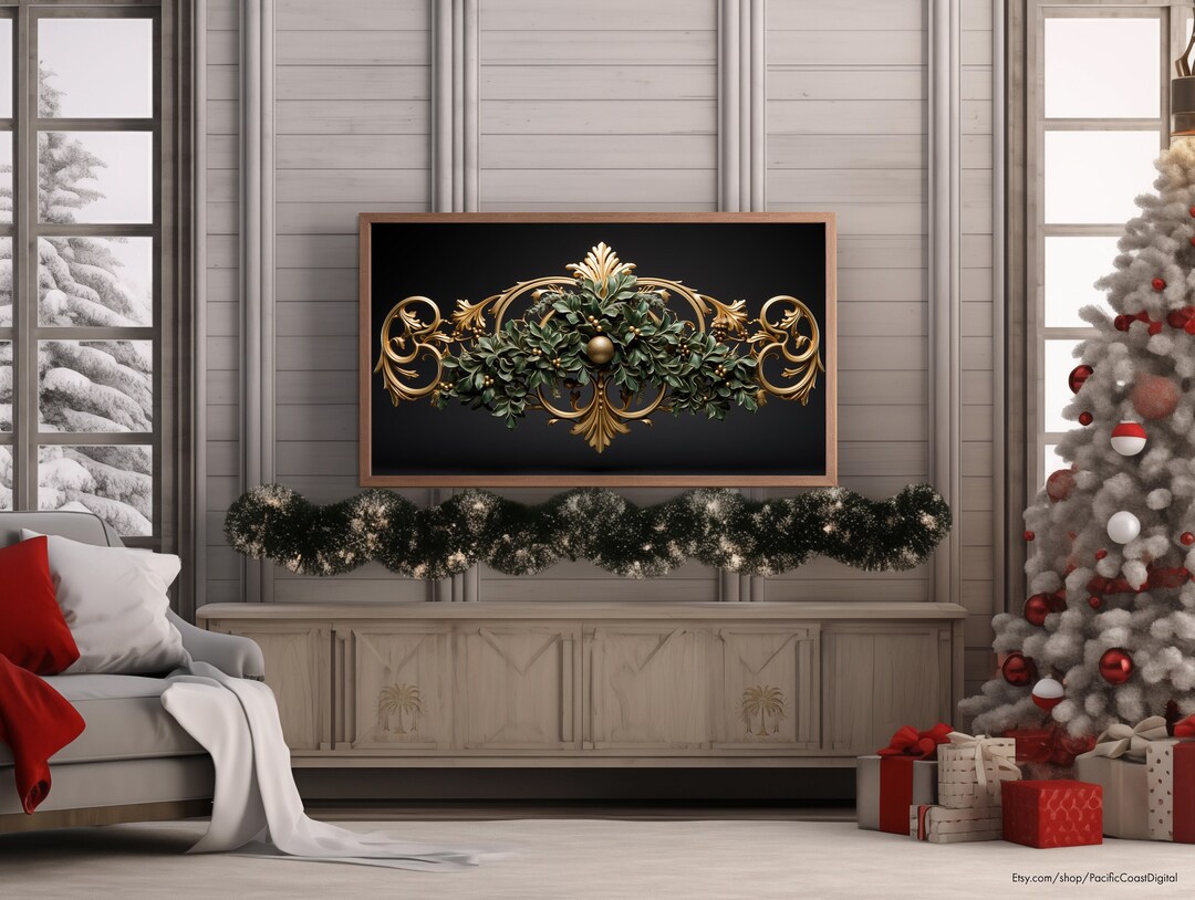 Festive Frame TV Screensaver Art for Apple TV Christmas - Etsy