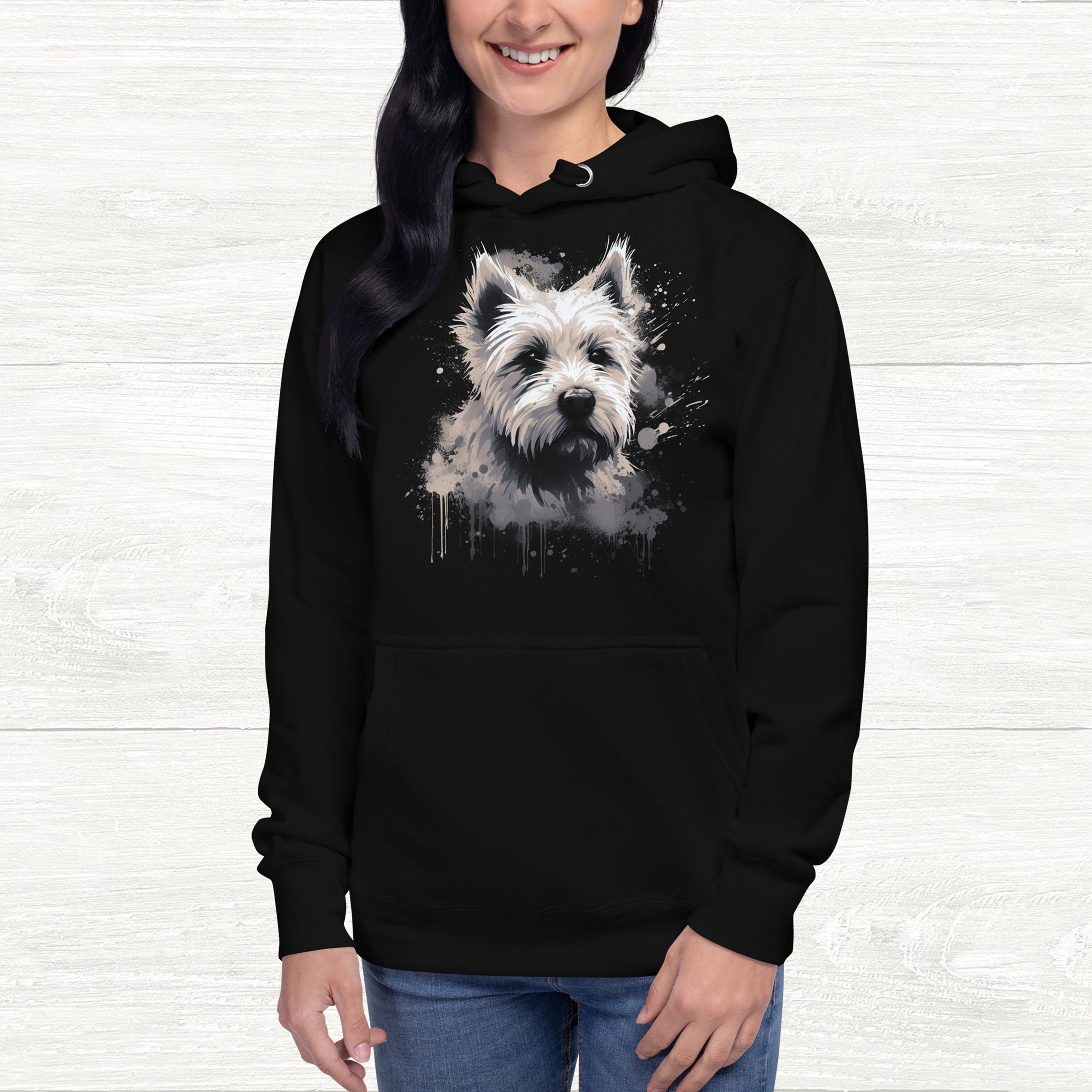 Westie hoodie cheap