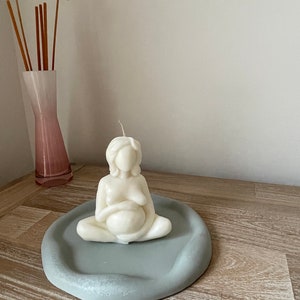 Świeca Mama-to-Be – Świeca dla kobiety w ciąży, wyjątkowy prezent macierzyński, świętowanie ciąży, świeca z wosku sojowego, ręcznie robiona
