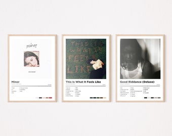 Gracie Abrams Digital Poster Collection | Set of 3 Digital Posters | Digital Album Posters | Music Poster Set |