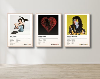 Conan Gray Digital Poster Collection | Set of 3 Digital Posters | Digital Album Posters | Music Poster Set |