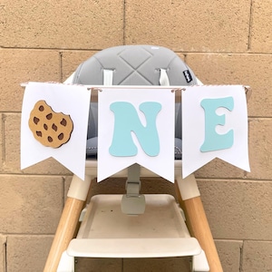 One Sweet Boy Banner | Milk and Cookies 1st Birthday Banner | Cookie Party Theme | Cookie First Birthday | 1st Birthday Boy Banner