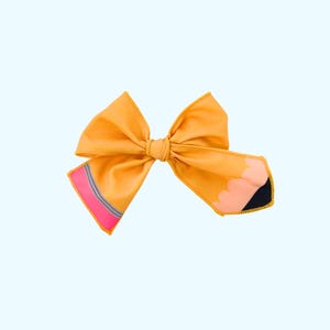 School Pencil Hair Bow | 1st Day of School Hair Bow Alligator Clip | Preschool Hair Bow | Pencil Hair Bow | Girly Hair Accessories