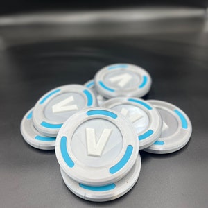 FORTNITE inspired V-BUCK Silver Limited Edition Coin - Real Metal Coin