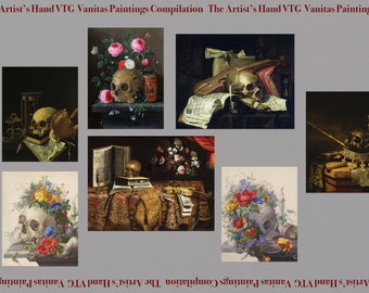 Vanitas Compilation l Dutch Still Life l Wall Art Decor l Digital Printable