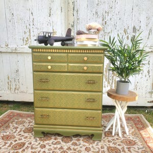 blue dress for baby girl Sikaic Dresser with 5 Natural Rattan Drawers Black