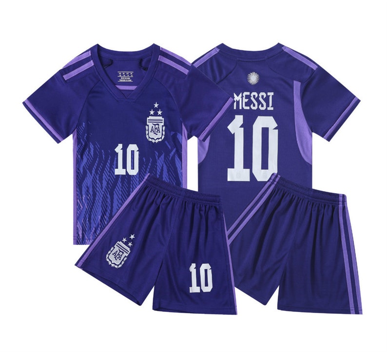 Argentina Messi Jersey World Cup Youth Personalized Kids - Etsy Australia